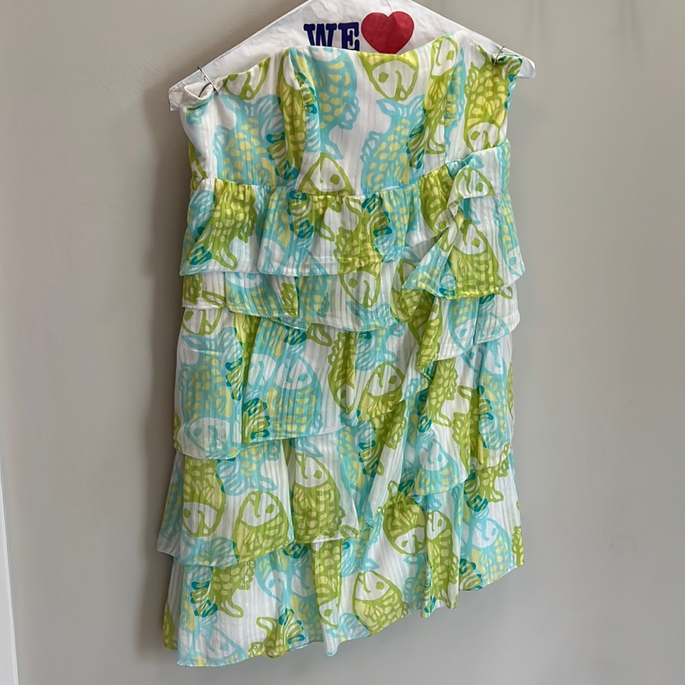 Lilly Pulitzer strapless dress